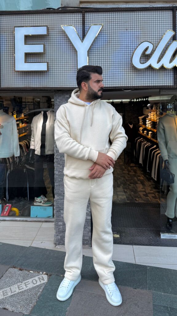 Polar Eşofman Takım Krem