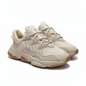 Krem rengi fileli kalın taban erkek spor ayakkabı
