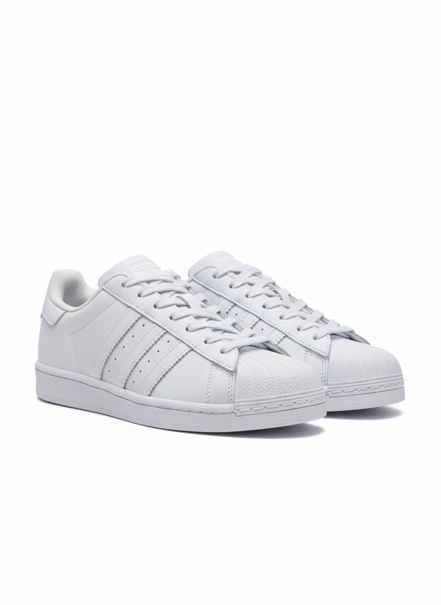 Erkek Beyaz Klasik Sneaker Tam beyaz midye burunlu erkek spor ayakkabı