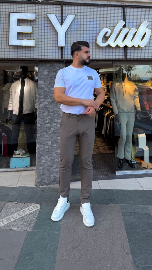 Jogger Pantolon Açık Kahverengi