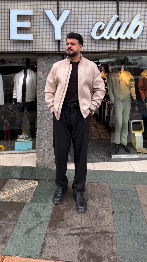 Kaşmir Premium Ceket Krem